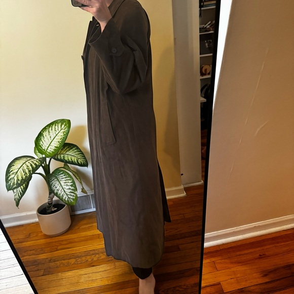 Vintage long brown coat - Picture 5 of 8